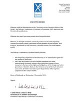Image: Executive Decree